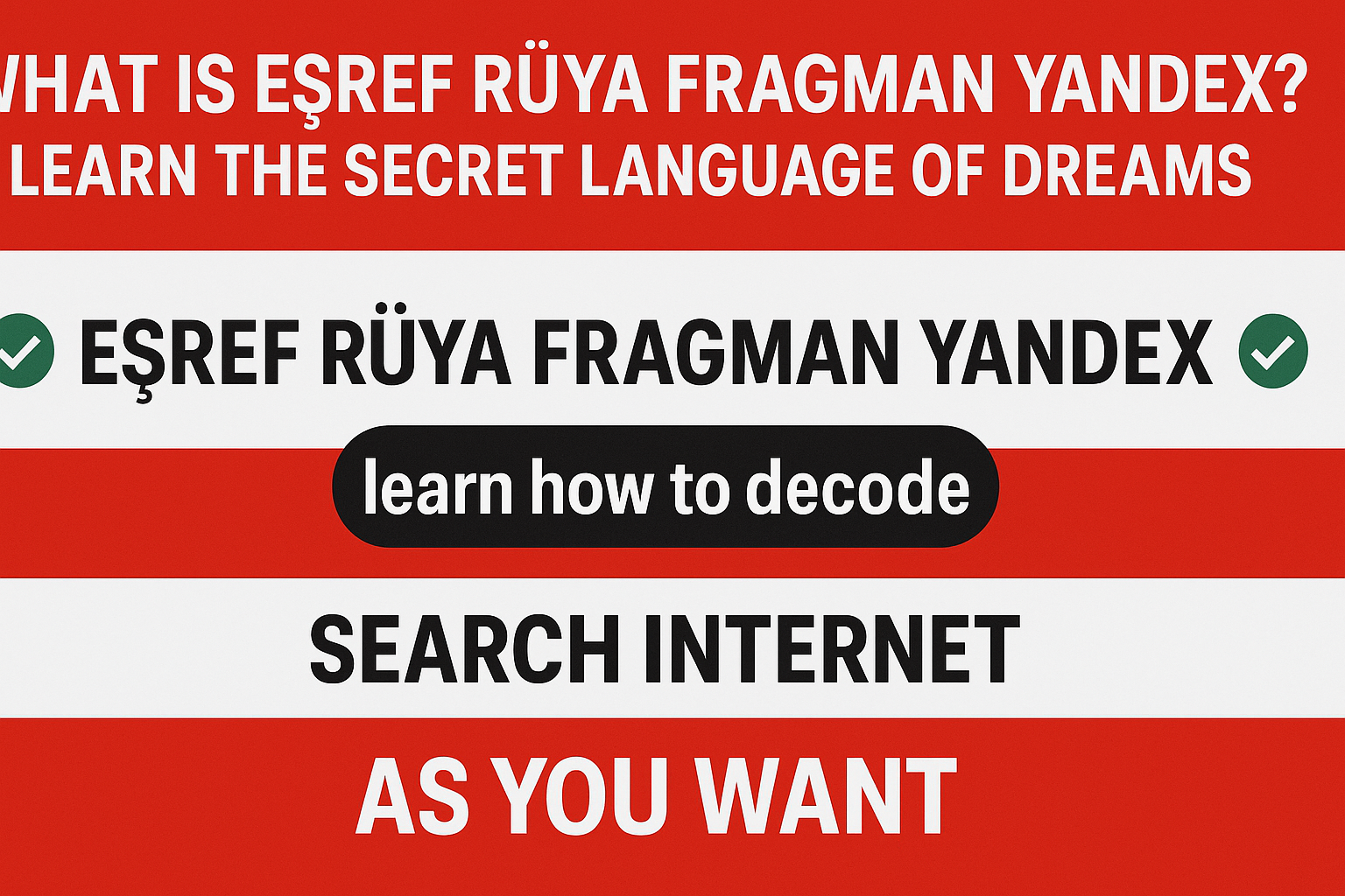 Eşref Rüya Explained Discover What Your Vivid Dreams Are Telling You